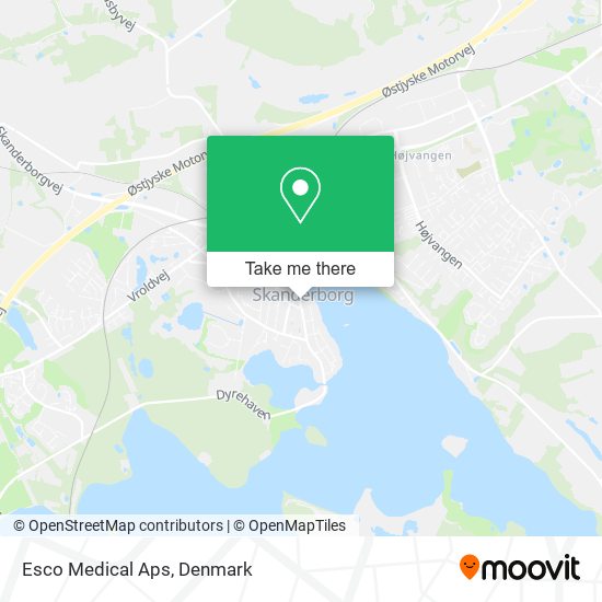 Esco Medical Aps map