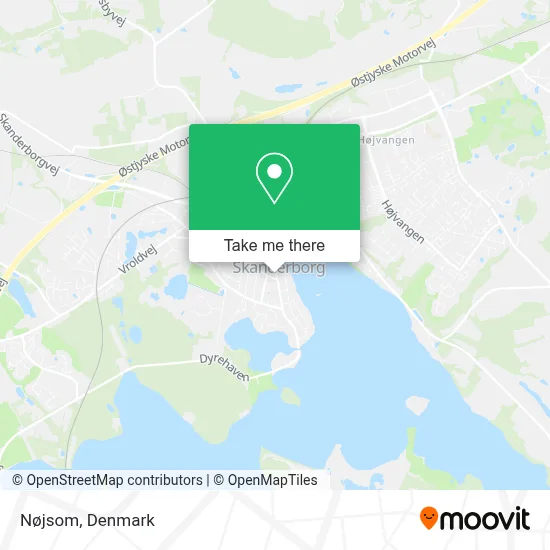 Nøjsom map