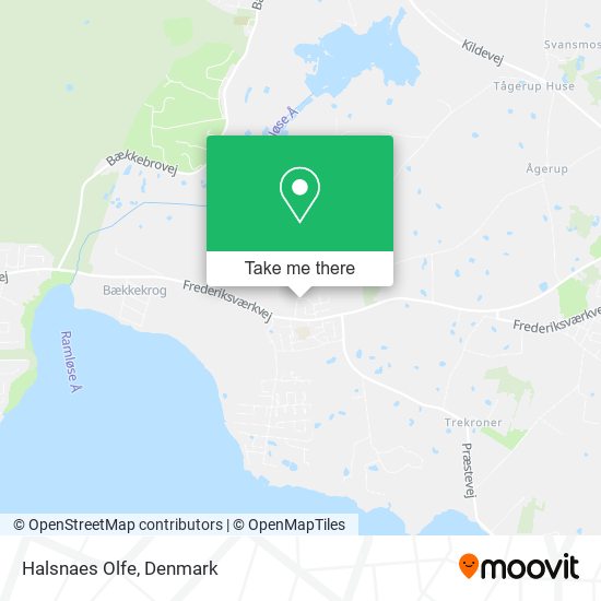 Halsnaes Olfe map