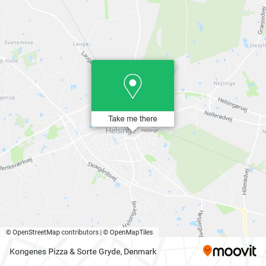 Kongenes Pizza & Sorte Gryde map