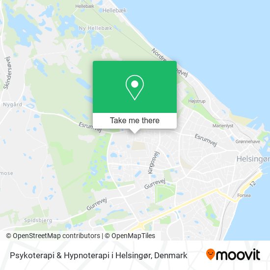 Psykoterapi & Hypnoterapi i Helsingør map