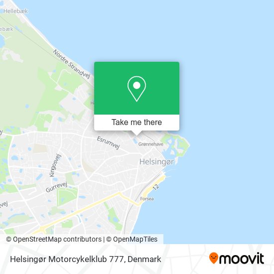 Helsingør Motorcykelklub 777 map