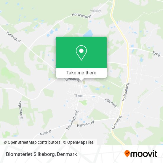 Blomsteriet Silkeborg map