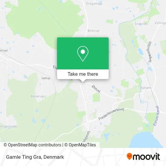 Gamle Ting Gra map