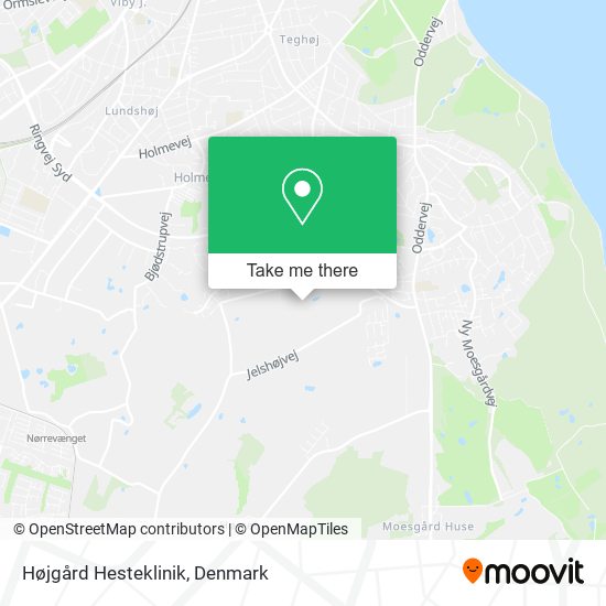 Højgård Hesteklinik map