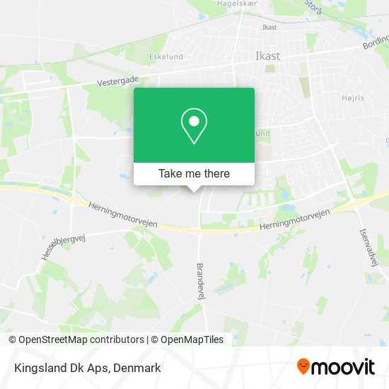 Kingsland Dk Aps map