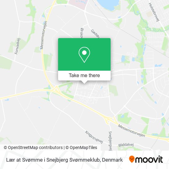 Lær at Svømme i Snejbjerg Svømmeklub map