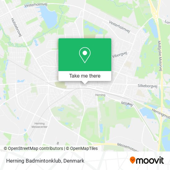 Herning Badmintonklub map