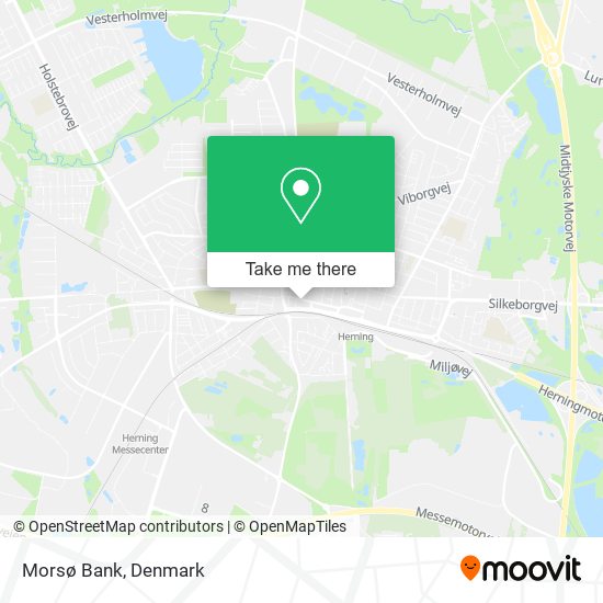 Morsø Bank map