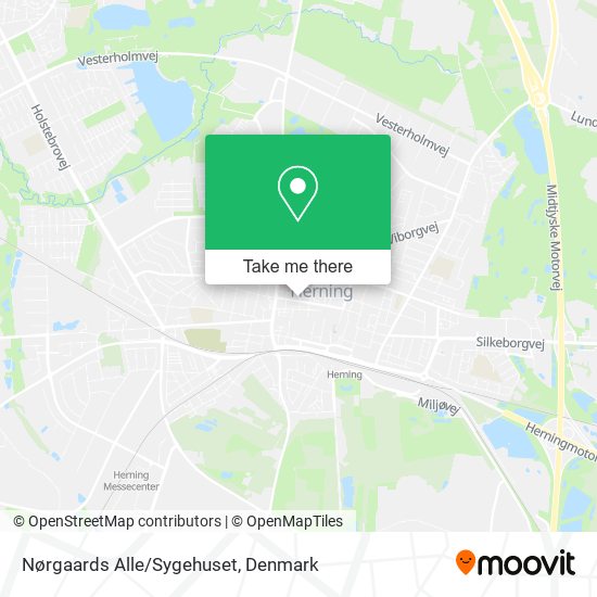 Nørgaards Alle/Sygehuset map