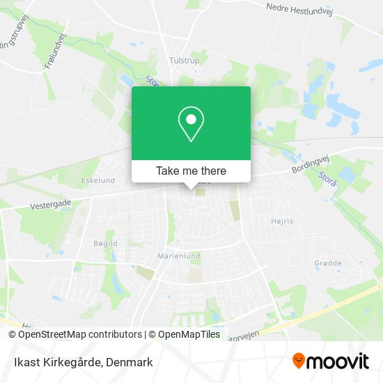 Ikast Kirkegårde map