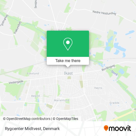 Rygcenter Midtvest map