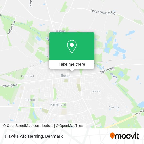 Hawks Afc Herning map