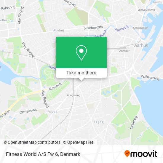 Fitness World A/S Fw 6 map