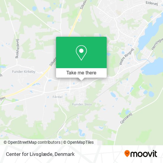 Center for Livsglæde map
