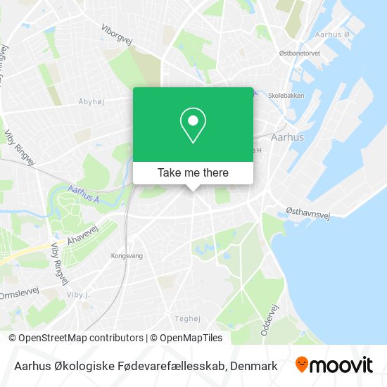 Aarhus Økologiske Fødevarefællesskab map