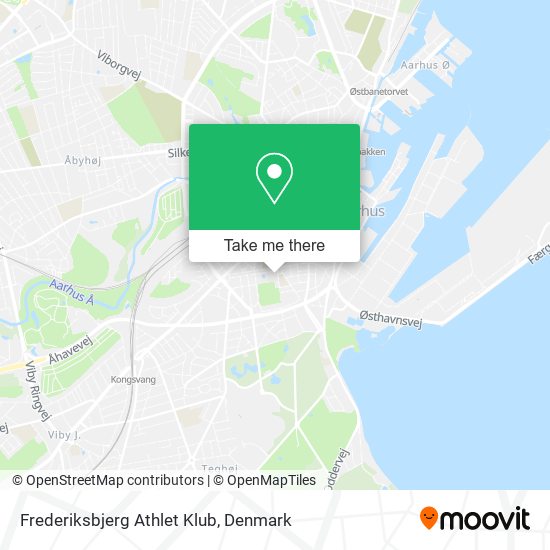 Frederiksbjerg Athlet Klub map