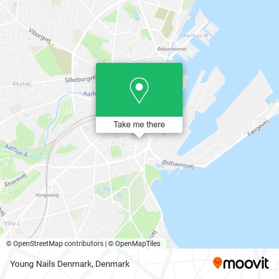 Young Nails Denmark map