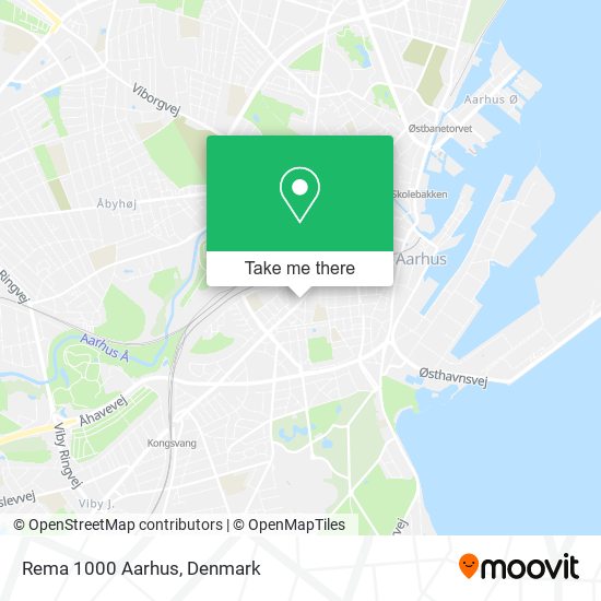 Rema 1000 Aarhus map