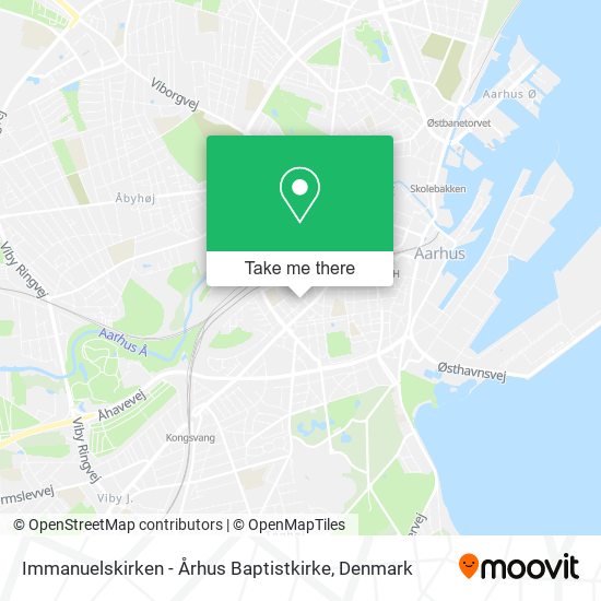 Immanuelskirken - Århus Baptistkirke map