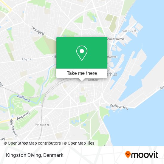 Kingston Diving map