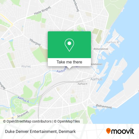 Duke Denver Entertainment map