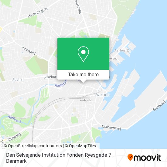 Den Selvejende Institution Fonden Ryesgade 7 map