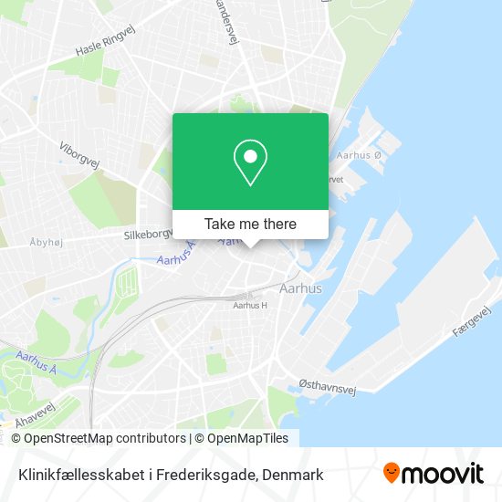 Klinikfællesskabet i Frederiksgade map