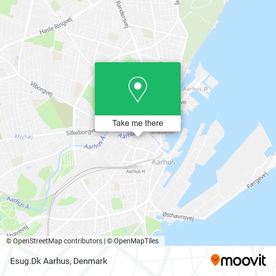 Esug.Dk Aarhus map