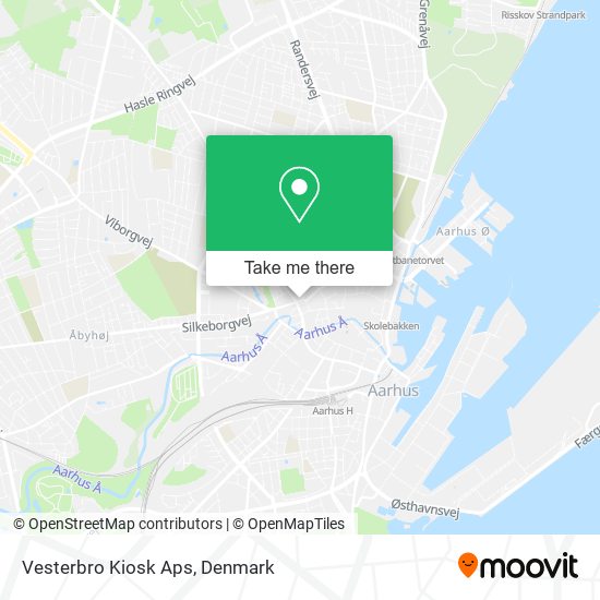Vesterbro Kiosk Aps map