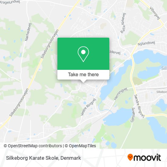 Silkeborg Karate Skole map