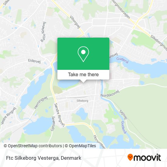 Ftc Silkeborg Vesterga map