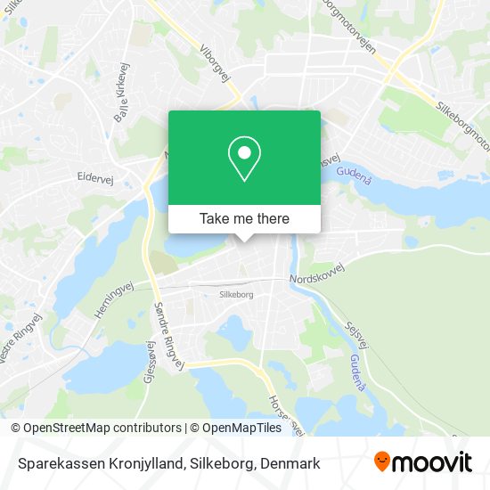 Sparekassen Kronjylland, Silkeborg map