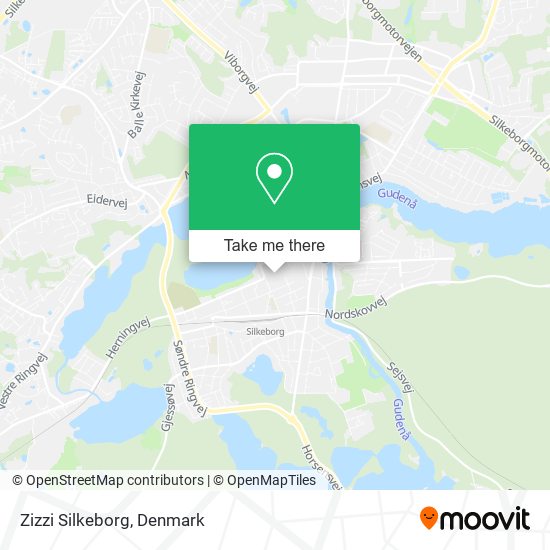 Zizzi Silkeborg map