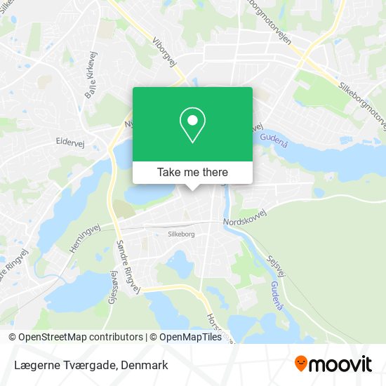 Lægerne Tværgade map