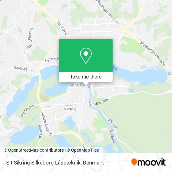 Slt Sikring Silkeborg Låseteknik map