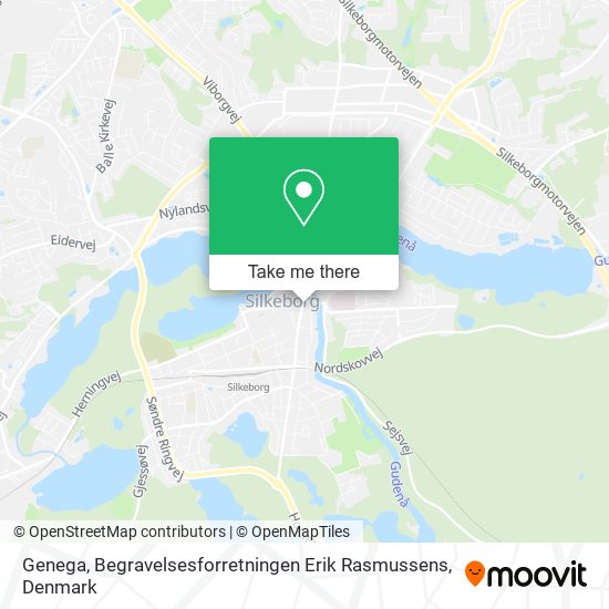 Genega, Begravelsesforretningen Erik Rasmussens map