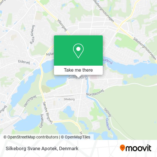 Silkeborg Svane Apotek map