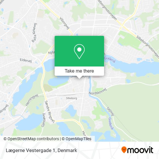 Lægerne Vestergade 1 map