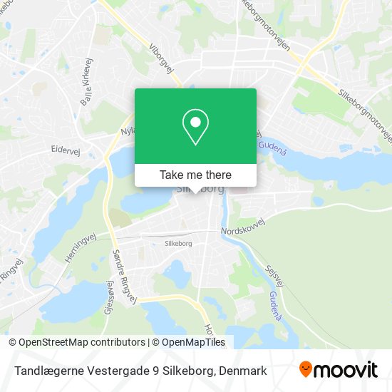 Tandlægerne Vestergade 9 Silkeborg map