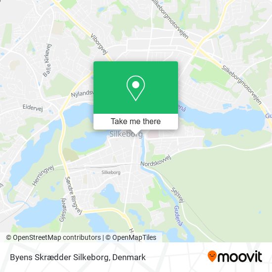 Byens Skrædder Silkeborg map