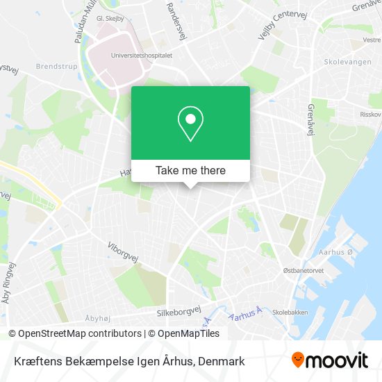 Kræftens Bekæmpelse Igen Århus map