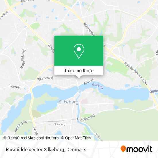 Rusmiddelcenter Silkeborg map