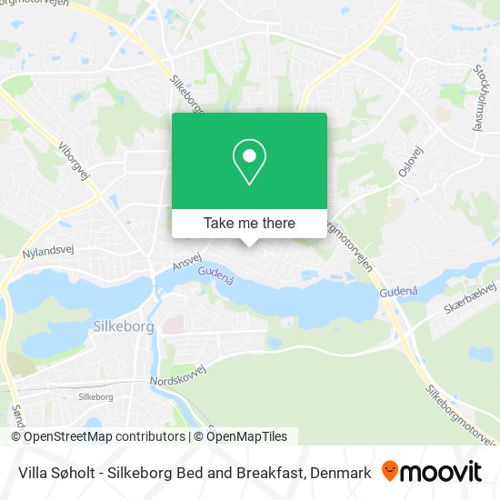 Villa Søholt - Silkeborg Bed and Breakfast map