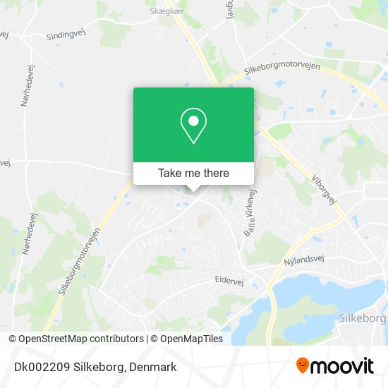 Dk002209 Silkeborg map