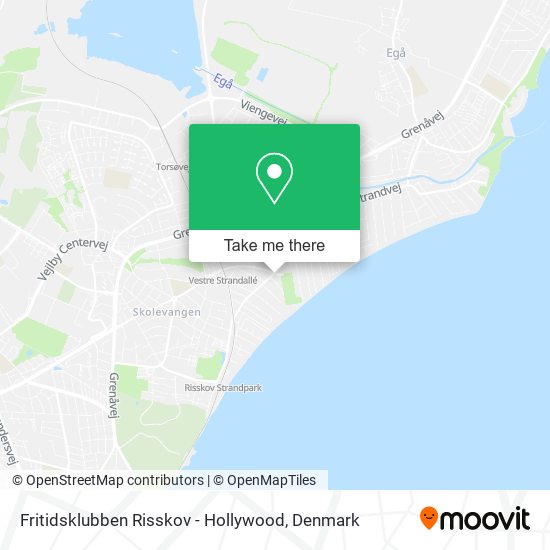 Fritidsklubben Risskov - Hollywood map