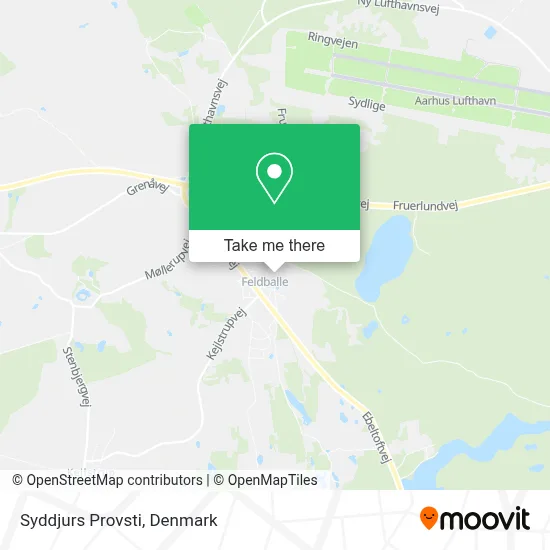 Syddjurs Provsti map