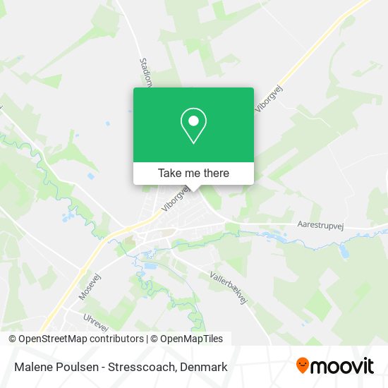 Malene Poulsen - Stresscoach map