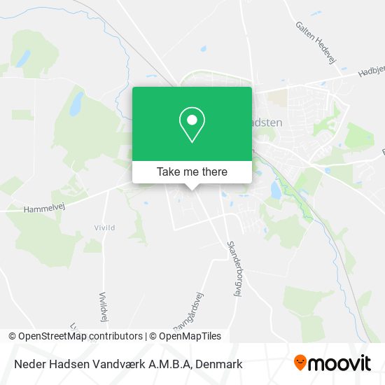 Neder Hadsen Vandværk A.M.B.A map