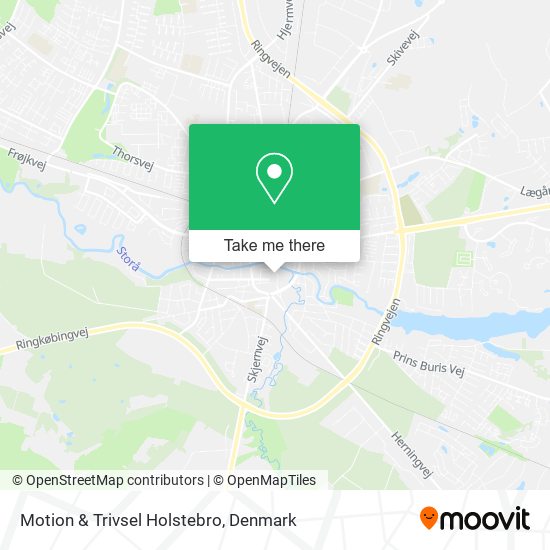 Motion & Trivsel Holstebro map